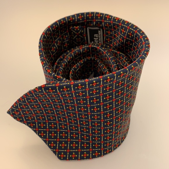 Pure silk/100% pura seta,hand made in Italy tie - Picture 7 of 9